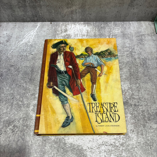 treasure island book, by robert louis stevenson, 1968 Hardcover image 1