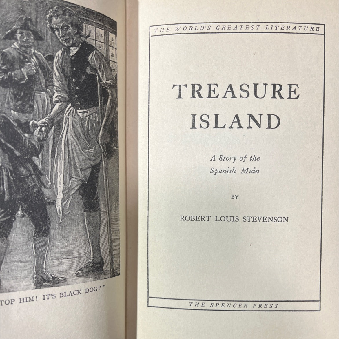 treasure island book, by robert louis stevenson, 1970 Hardcover image 2
