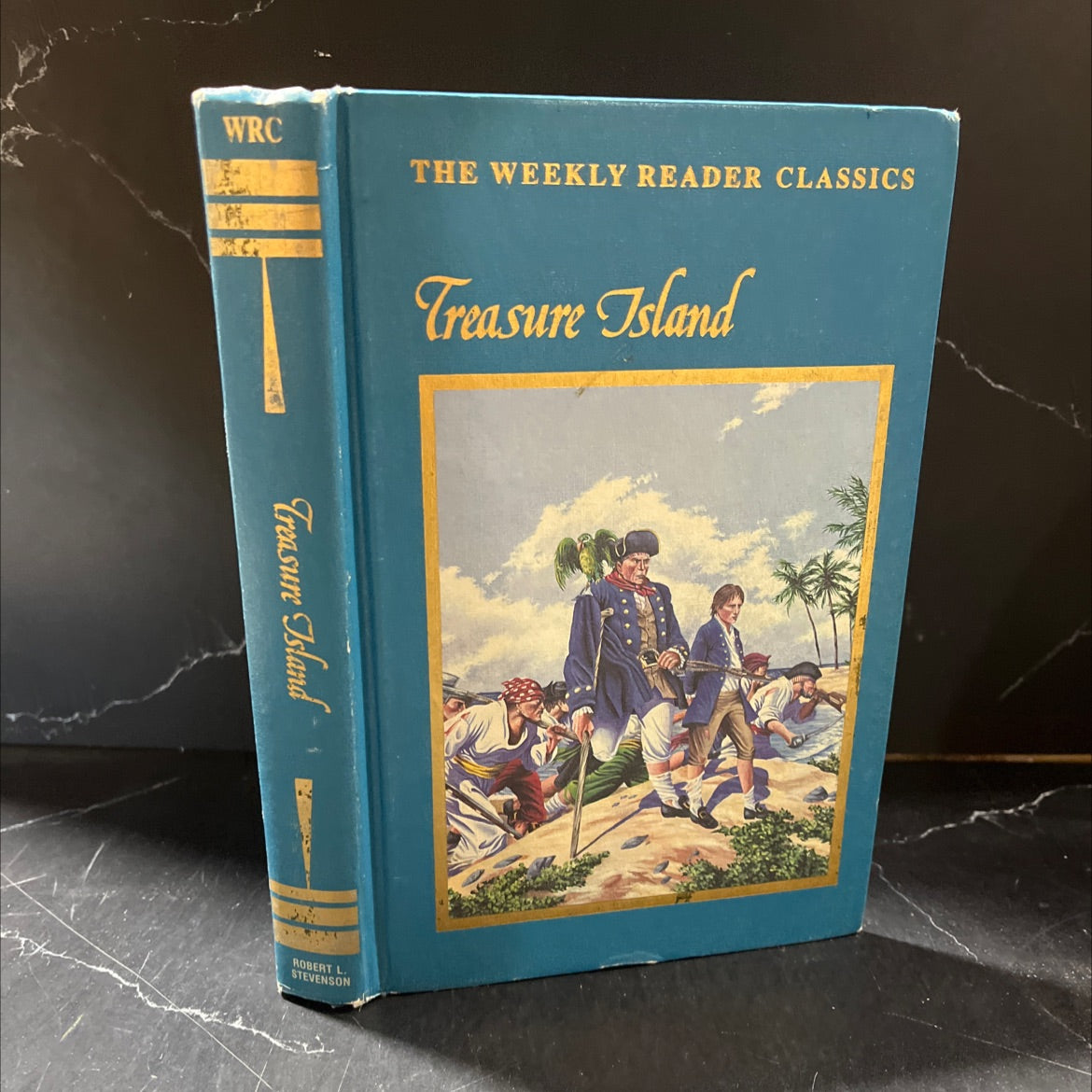 treasure island book, by robert louis stevenson, 1983 Hardcover image 1