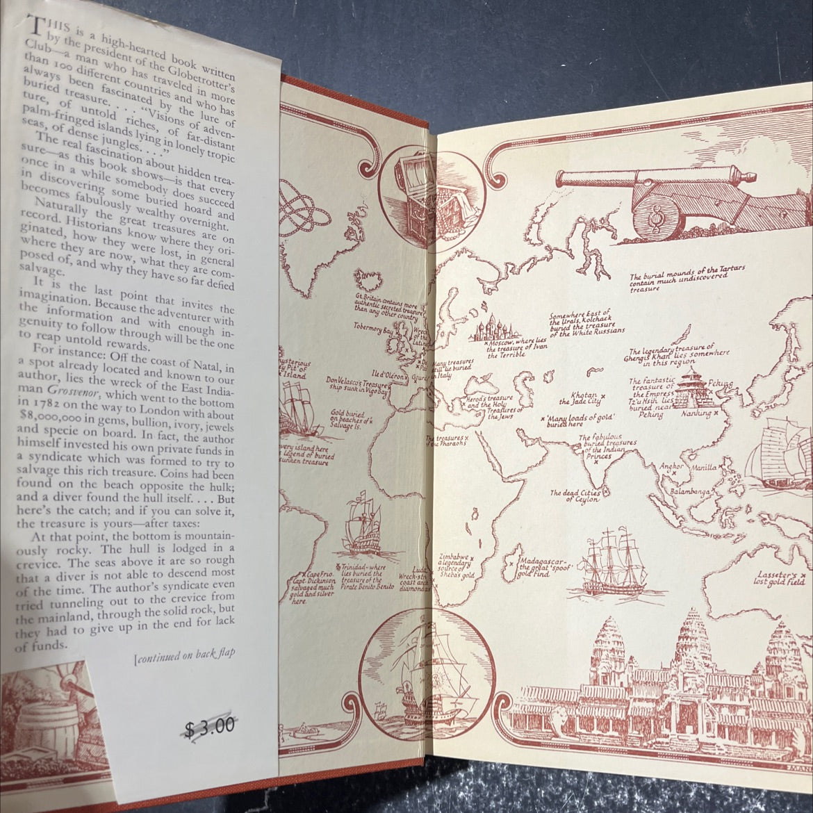 treasure-trove, pirates gold book, by gordon cooper, 1951 Hardcover image 4