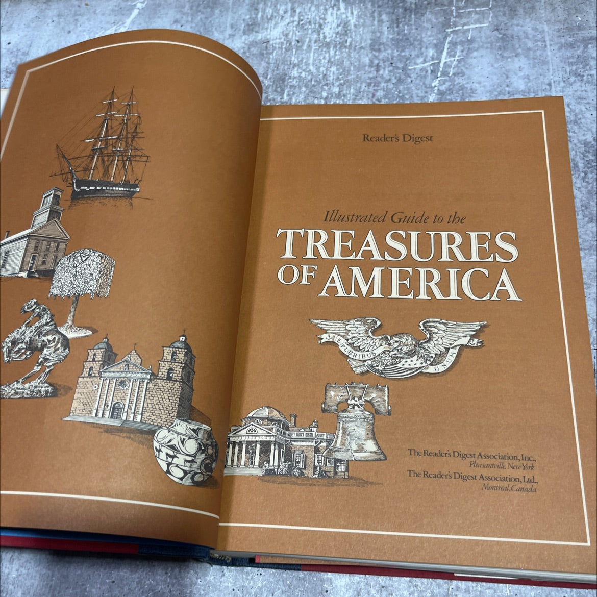 treasures of america book, by unknown, 1974 Hardcover image 2