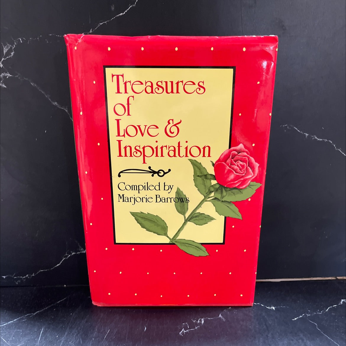 treasures of love & inspiration book, by Marjorie Barrows, 1985 Hardcover image 1