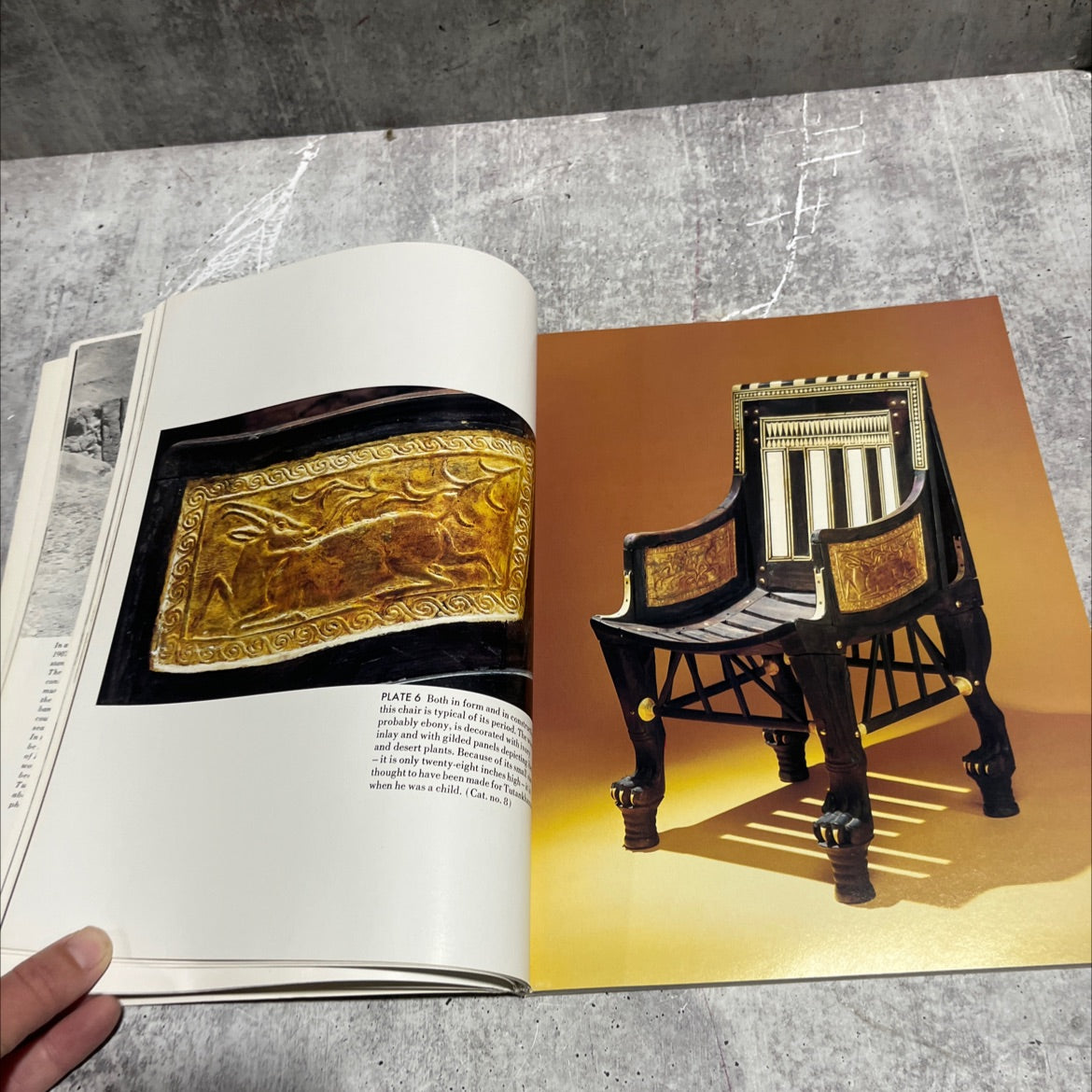 treasures of tutankhamun book, by unknown, 1976 Paperback image 4