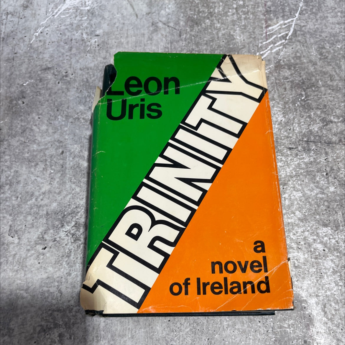 trinity book, by Leon Uris, 1976 Hardcover image 1