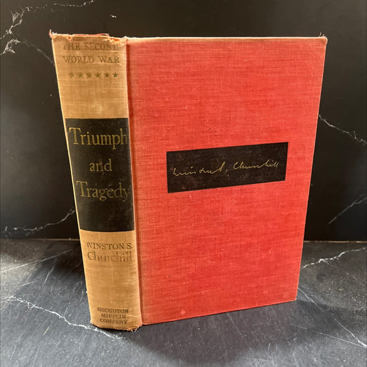 triumph and tragedy book, by winston s. churchill, 1953 Hardcover image 1