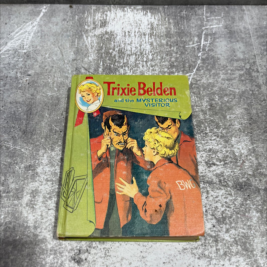trixie belden and the mysterious visitor book, by julie campbell, 1954 Hardcover image 1
