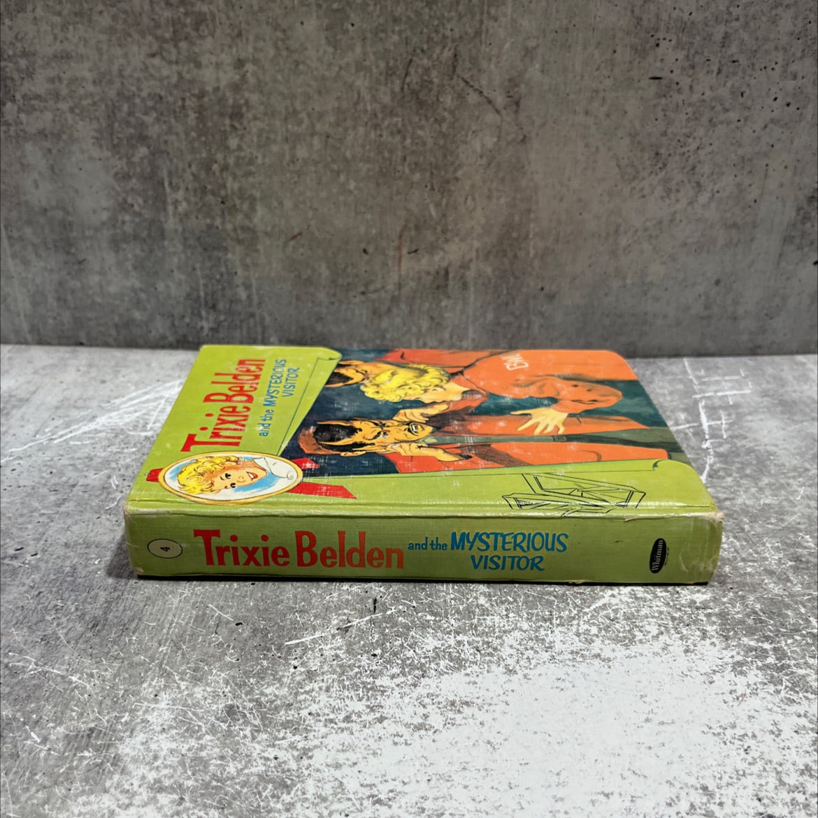 trixie belden and the mysterious visitor book, by julie campbell, 1954 Hardcover image 4