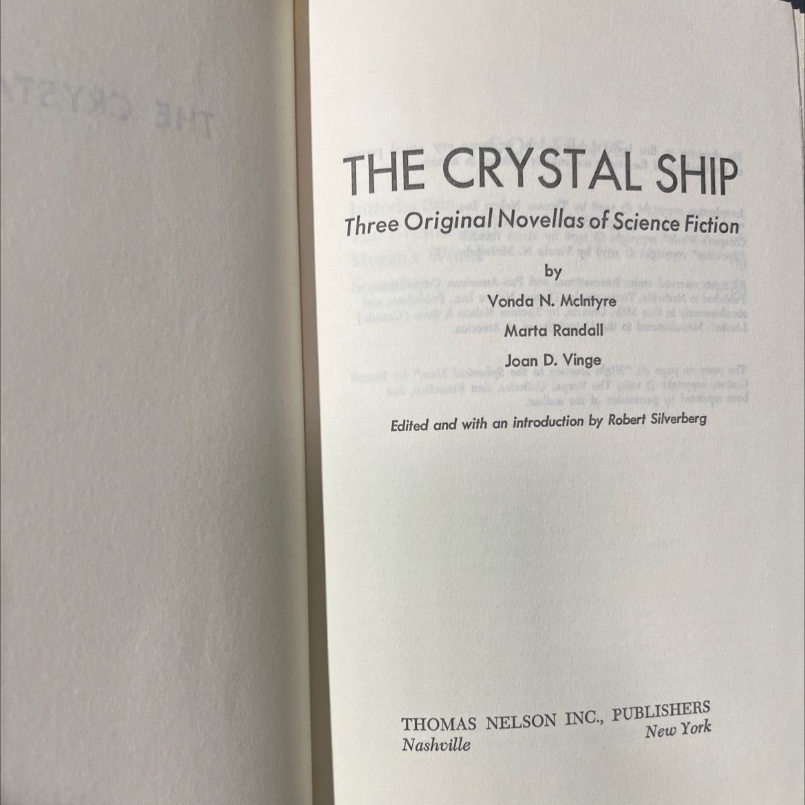 try bht the crystal ship book, by Vonda N. McIntyre, Marta Randall, Joan D. Vinge, 1976 Hardcover image 2