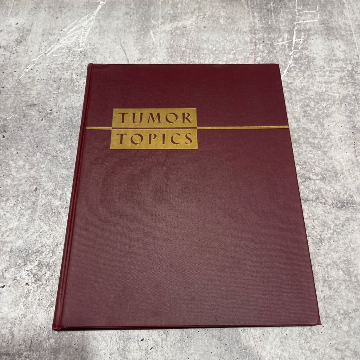 tumor topics book, by r. lee clark, jr., russell w. cumley, 1950 Hardcover image 1