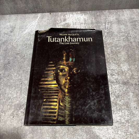 tutankhamun the last journey book, by william macquitty, 1978 Hardcover image 1