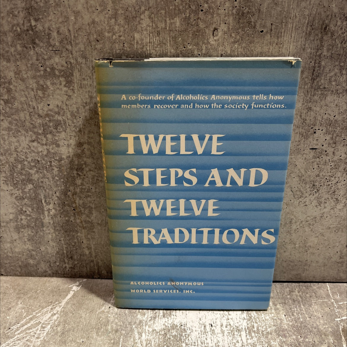 twelve steps and twelve traditions book, by Alcoholics Anonymous, 1982 Hardcover image 1