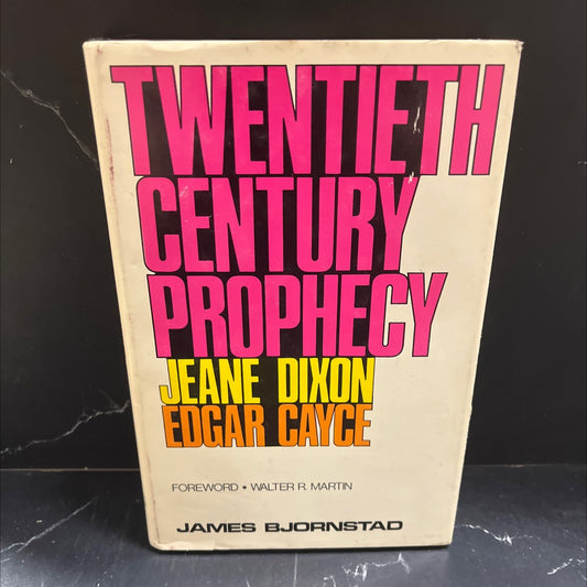 twentieth century prophecy book, by jeane dixon edgar cance, 1969 Hardcover image 1