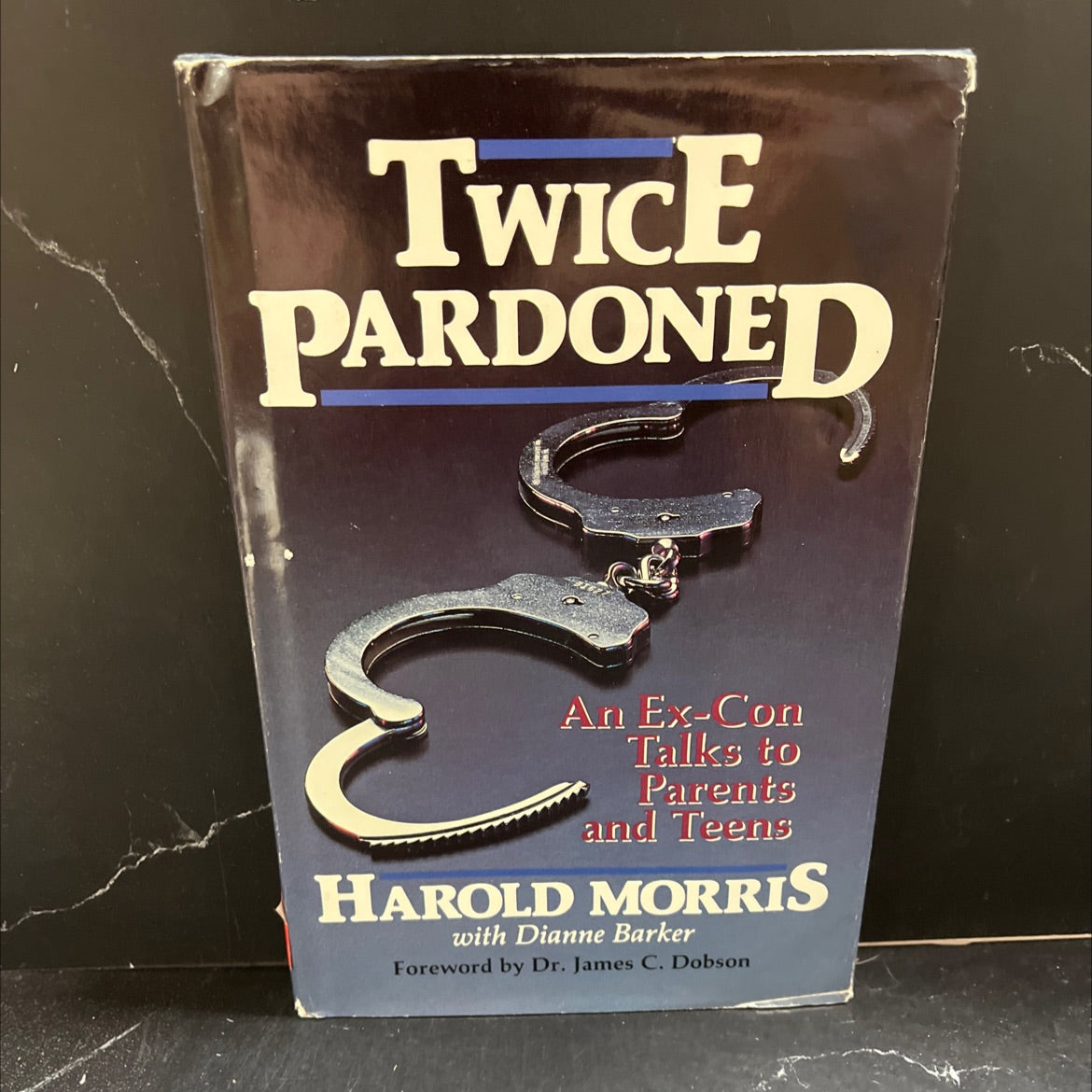 twice pardoned an ex-con talks to parents and teens book, by harold morris, 1986 Hardcover image 1