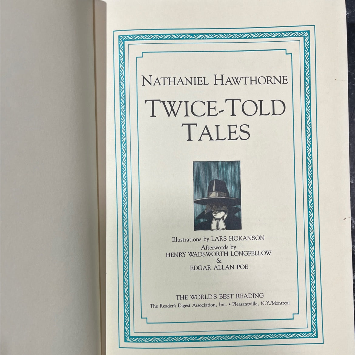 twice-told tales book, by nathaniel hawthorne, 1989 Hardcover image 2