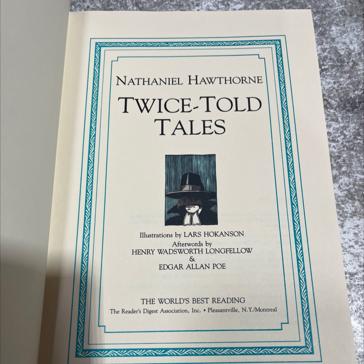 twice-told tales book, by nathaniel hawthorne, 1989 Hardcover image 2