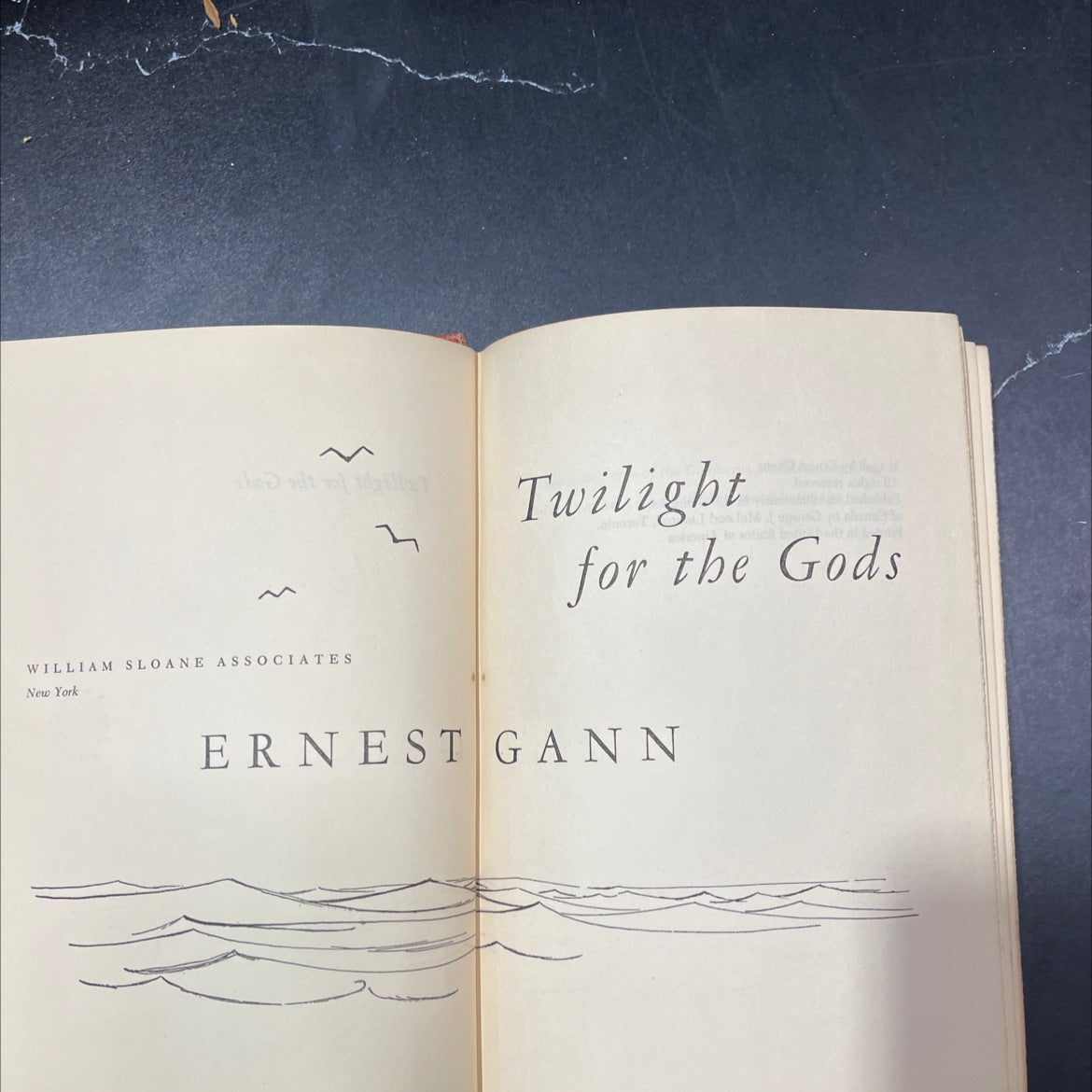 twilight for the gods book, by ernest gann, 1956 Hardcover image 2
