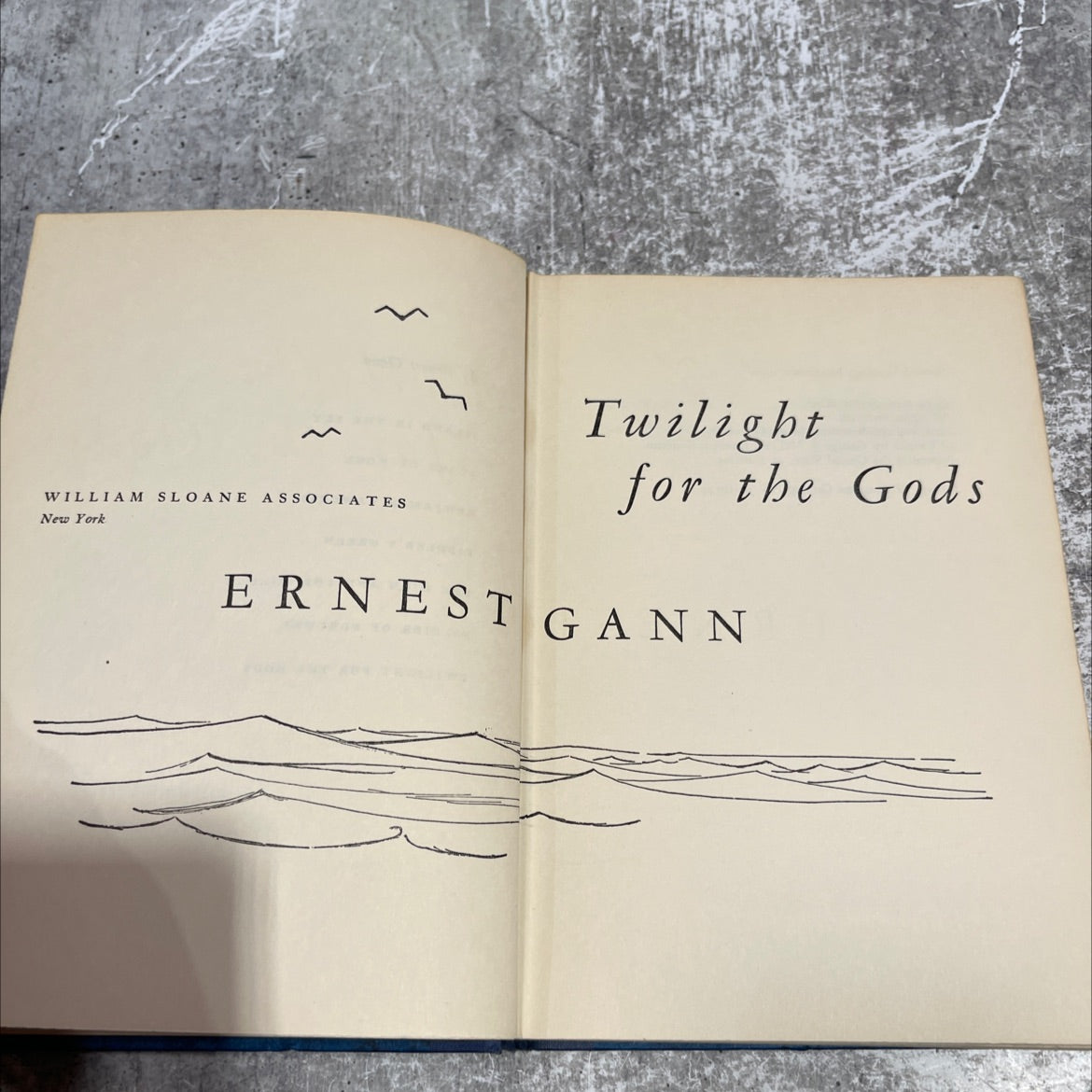 twilight for the gods book, by ernest gann, 1956 Hardcover image 2