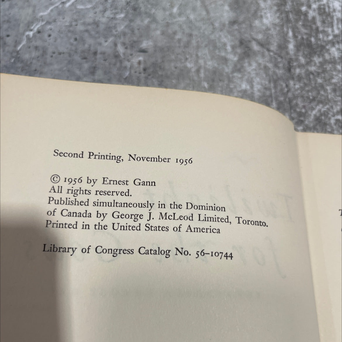 twilight for the gods book, by ernest gann, 1956 Hardcover image 3