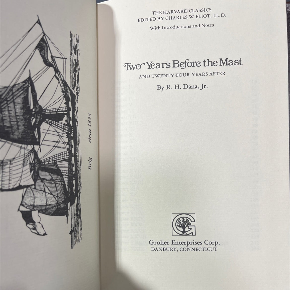 two years before the mast and twenty-four years after book, by r. h. dana, jr., 1980 Hardcover image 2
