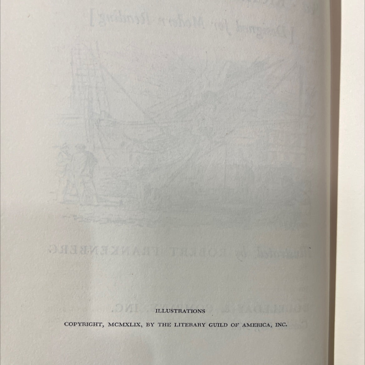 two years before the mast book, by richard henry dana, jr., 1949 Hardcover image 3