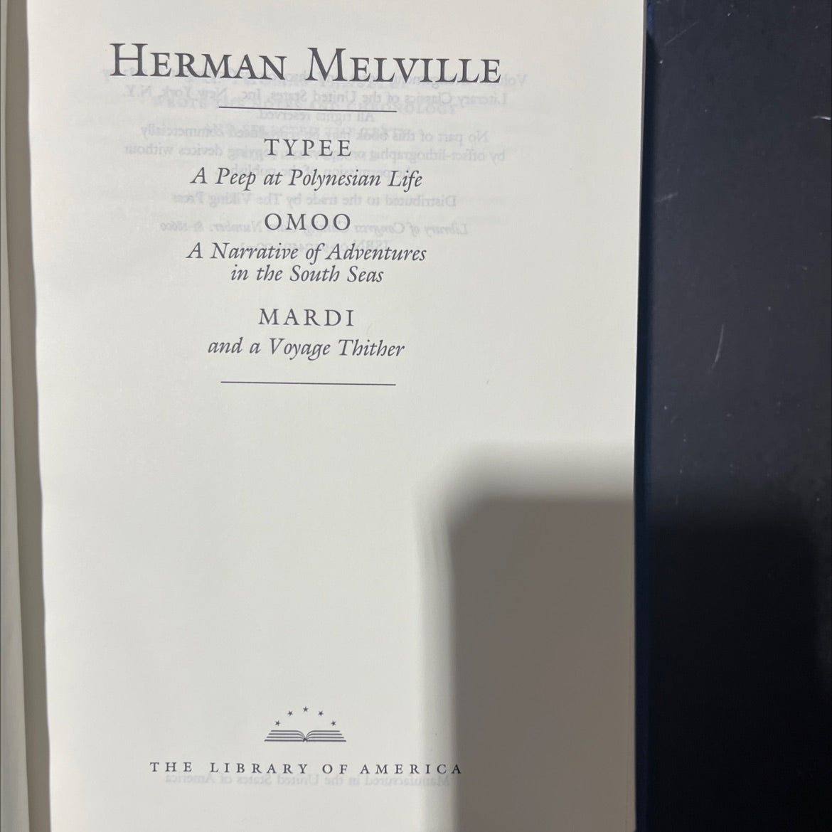 typee: a peep at polynesian life book, by herman melville, 1982 Hardcover image 2