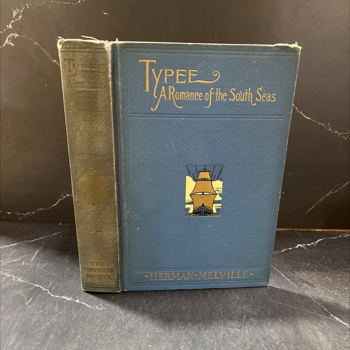 typee a real romance of the south sea book, by herman melville, 1892 Hardcover image 1