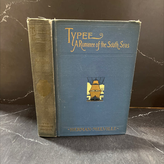 typee a real romance of the south sea book, by herman melville, 1892 Hardcover image 1