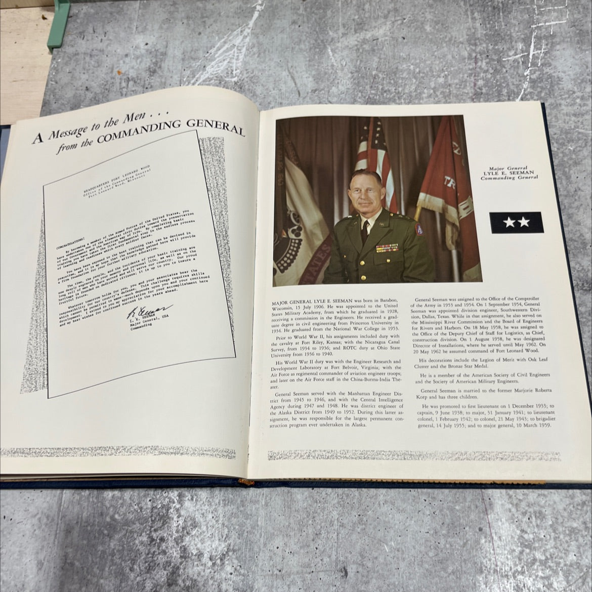 u.s. army training center engineer book, by unknown, 1970 Hardcover image 4