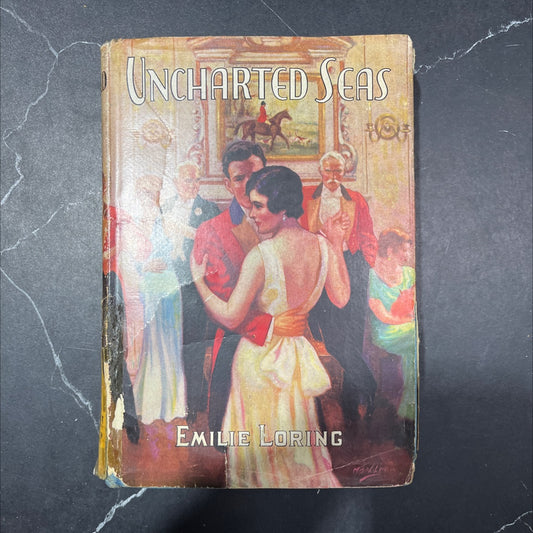 uncharted seas book, by emilie loring, 1932 Hardcover image 1