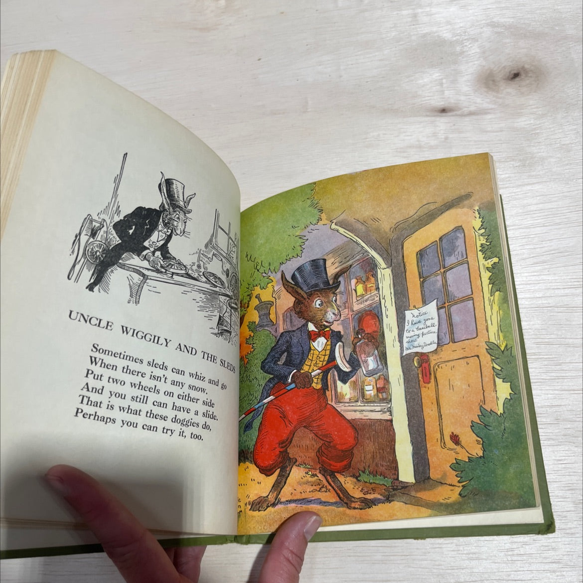 uncle wiggily and his friends book, by howard r. garis, 1955 Hardcover image 3