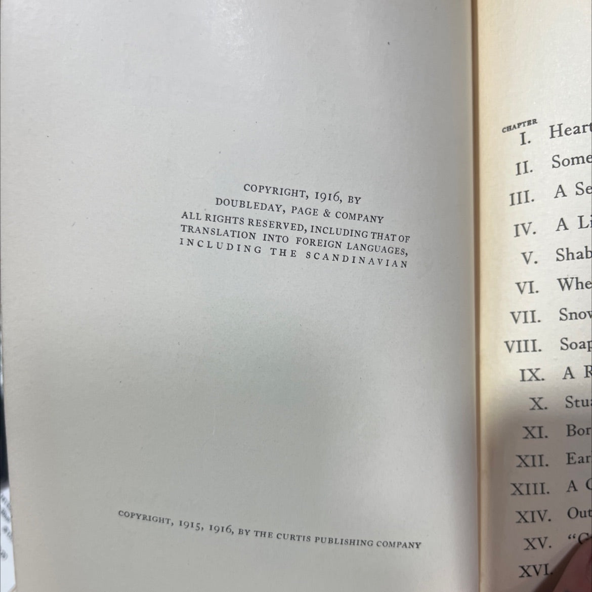 under the country sky book, by grace s. richmond, 1916 Hardcover image 3