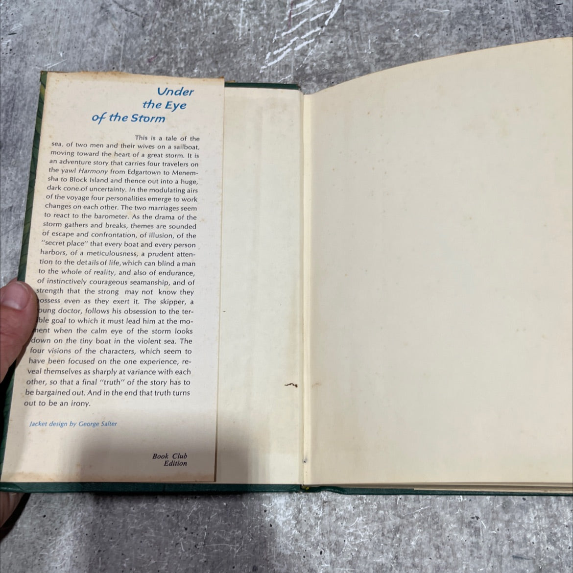 under the eye of the storm book, by John Hersey, 1970 Hardcover image 4