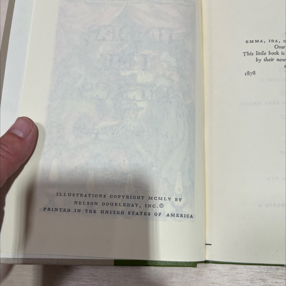 under the lilacs book, by louisa may alcott, 1878 Hardcover image 3