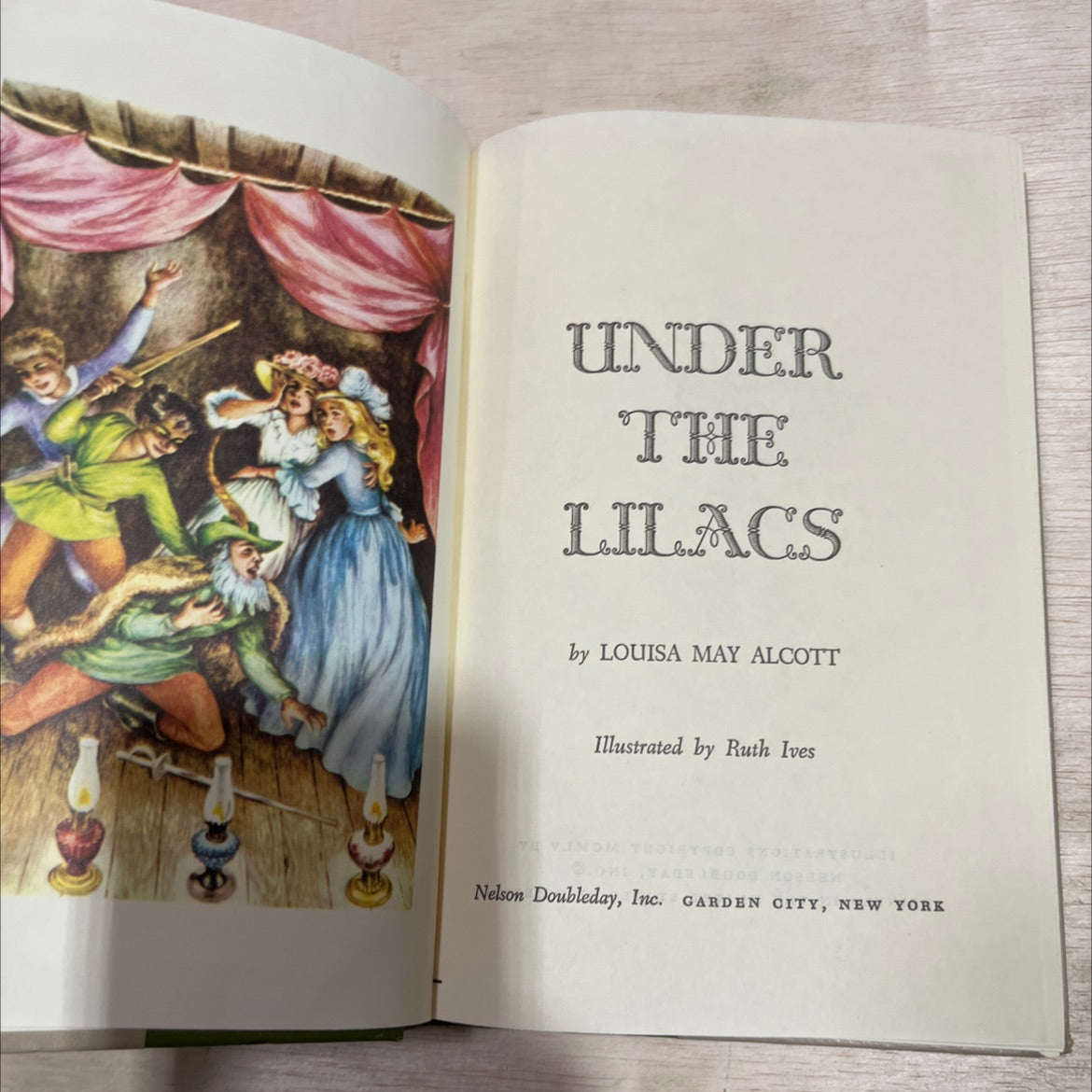 under the lilacs book, by louisa may alcott, 1878 Hardcover image 2