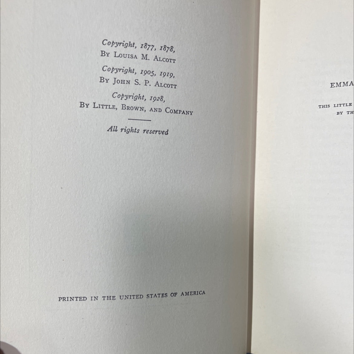 under the lilacs book, by louisa m. alcott, 1934 Hardcover image 3