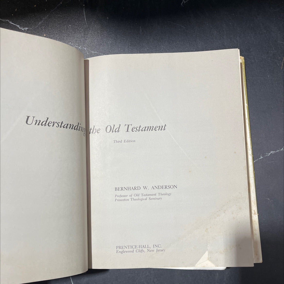 understanding the old testament book, by bernhard w. anderson, 1975 Hardcover image 2