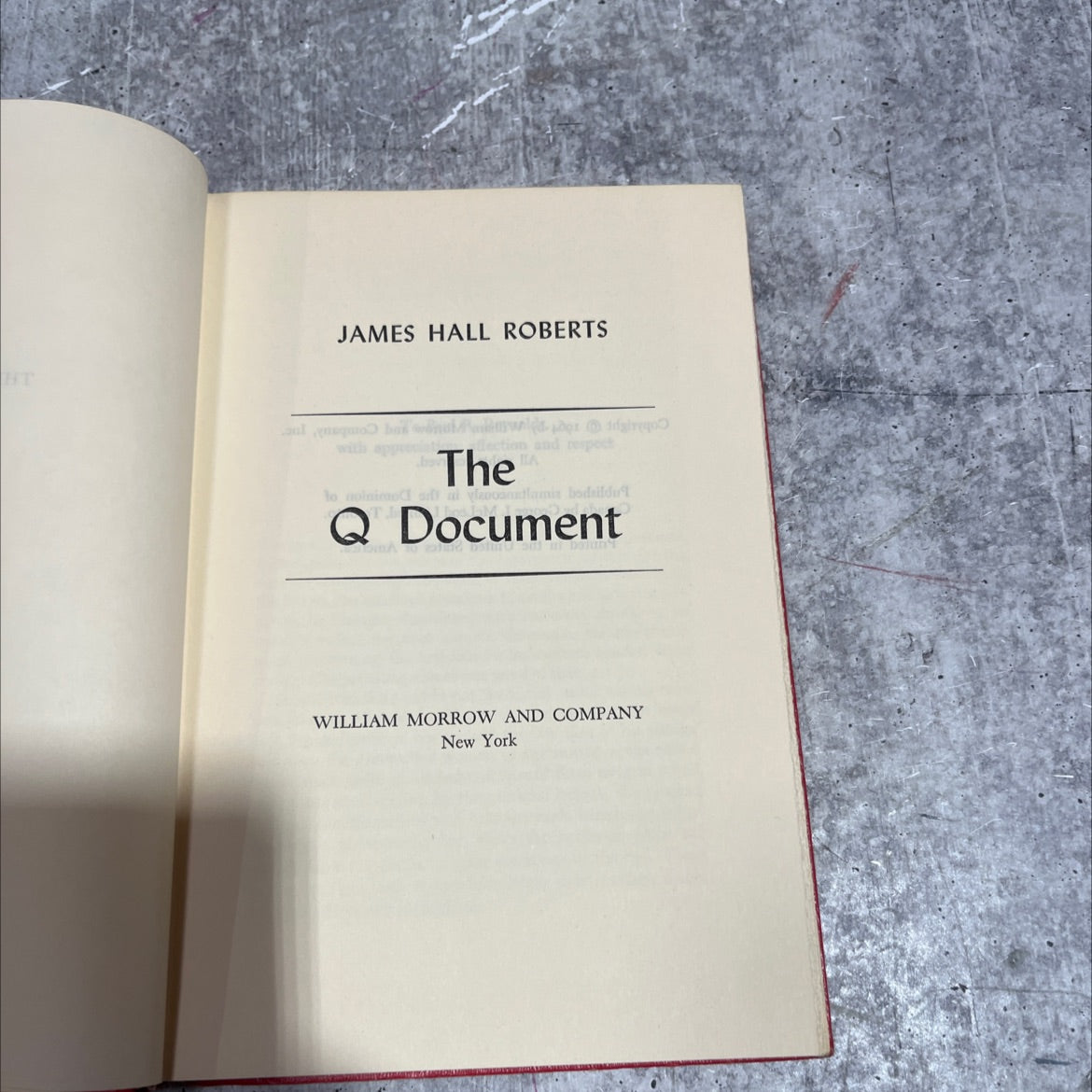 unknown book, by HT James Hall Roberts, 1964 Hardcover image 2