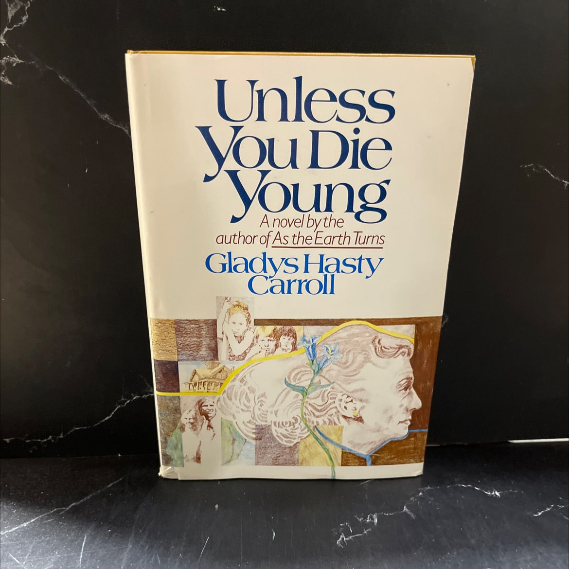 unless you die young book, by Gladys Hasty Carroll, 1977 Hardcover image 1