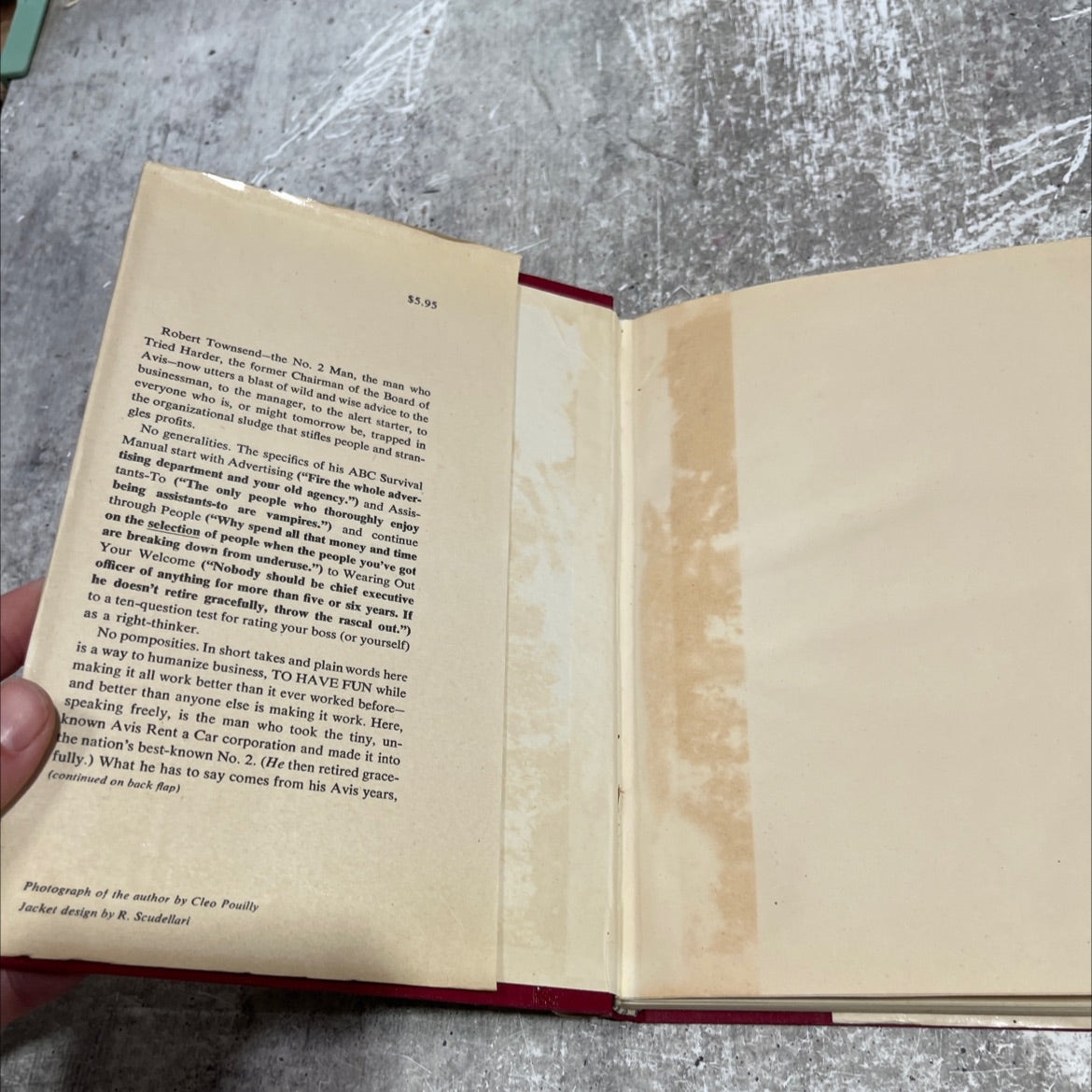 up the organization book, by Robert Townsend, 1970 Hardcover image 4