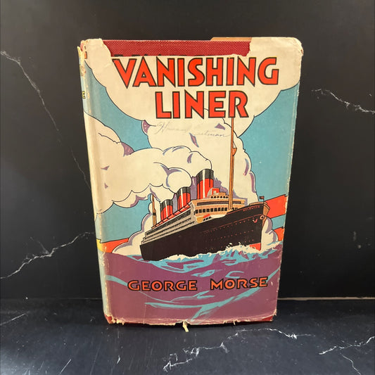 vanishing liner book, by george morse, 1934 Hardcover image 1