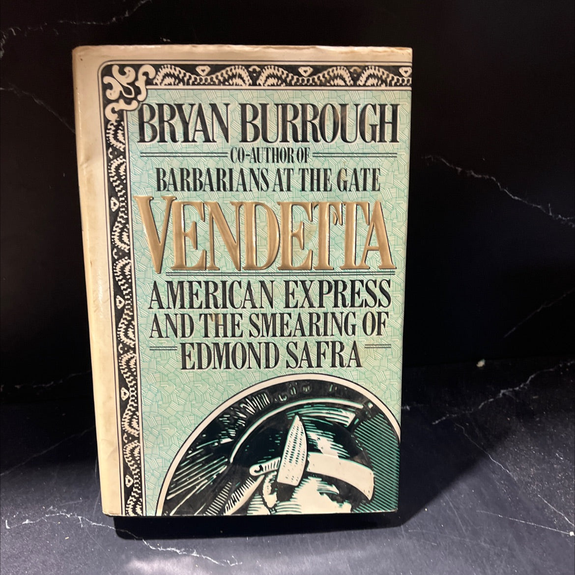 vendetta: american express and the smearing of edmond safra book, by bryan burrough, 1992 Hardcover image 1