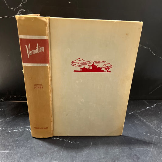 vermilion book, by idwal jones, 1947 Hardcover, Vintage, Heavily Used image 1