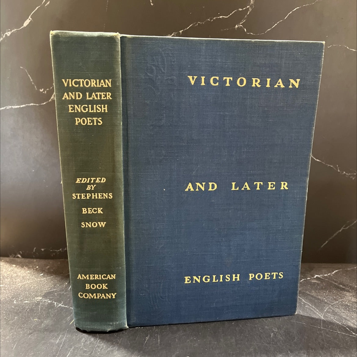 victorian and later english poets book, by james stephens, edwin l. beck, royall h. snow, 1949 Hardcover image 1