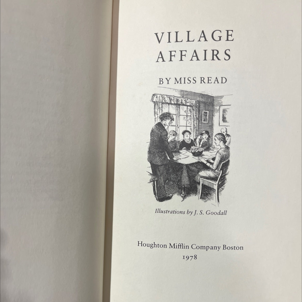 village affairs book, by Miss Read, 1978 Hardcover image 2