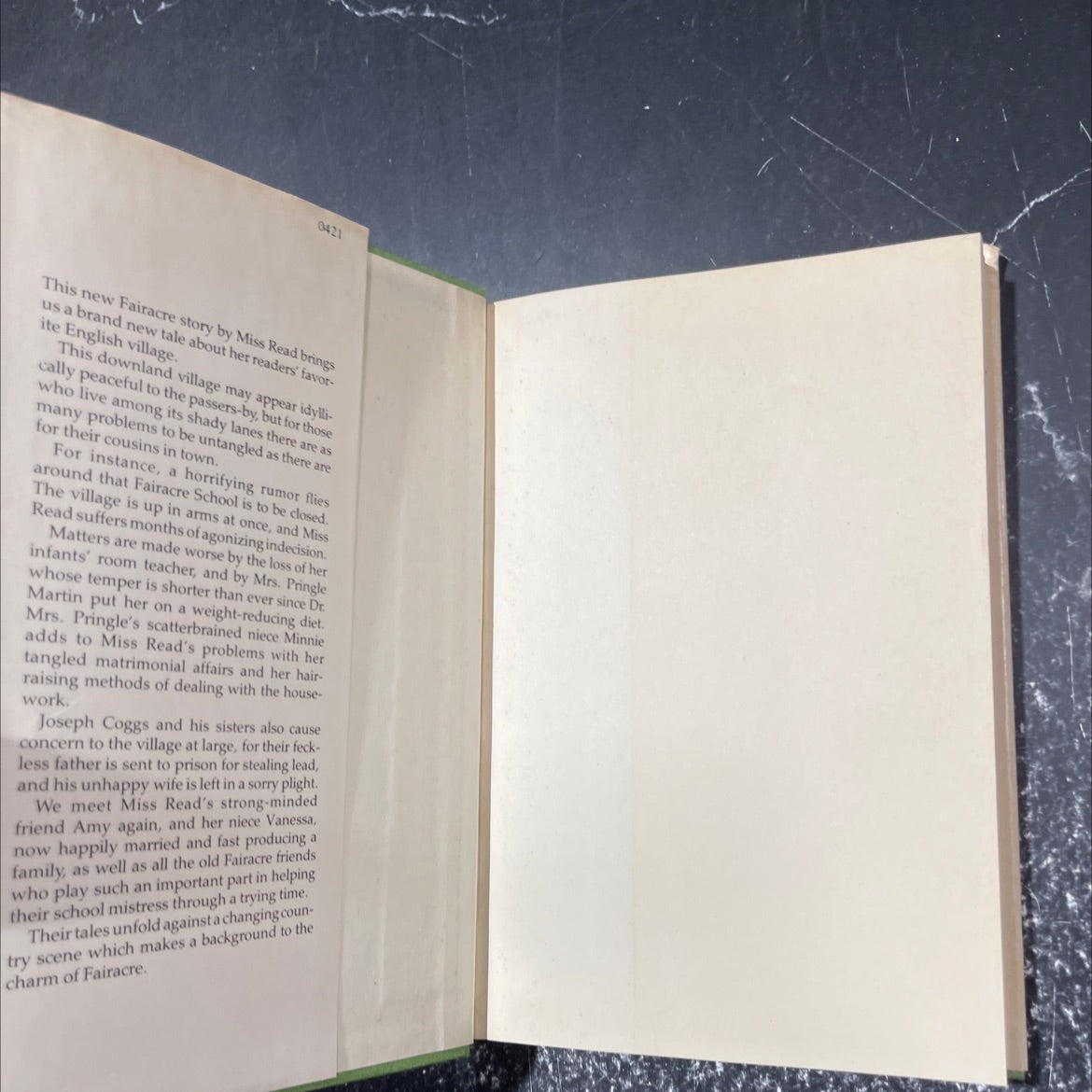 village affairs book, by Miss Read, 1978 Hardcover image 4