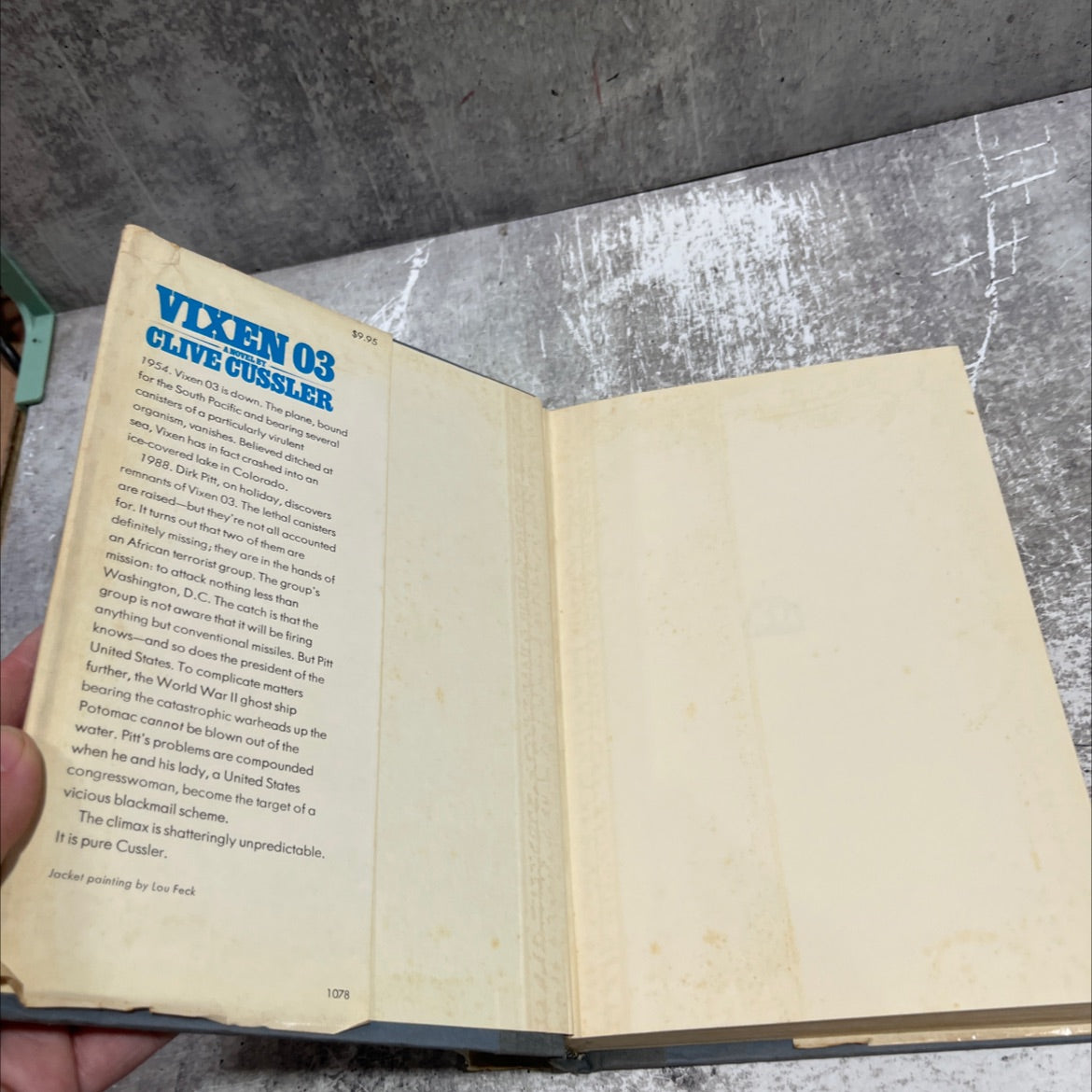 vixen 03 book, by Clive Cussler, 1978 Hardcover image 4