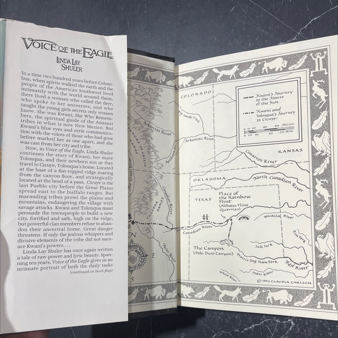 voice of the eagle book, by linda lay shuler, 1992 Hardcover image 4