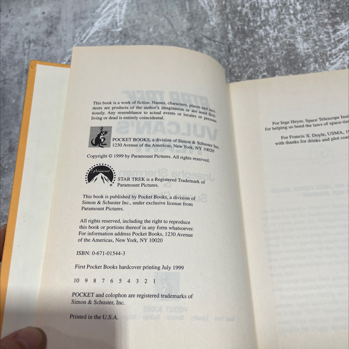 vulcan's heart book, by Josepha Sherman & Susan Shwartz, 1999 Hardcover image 3