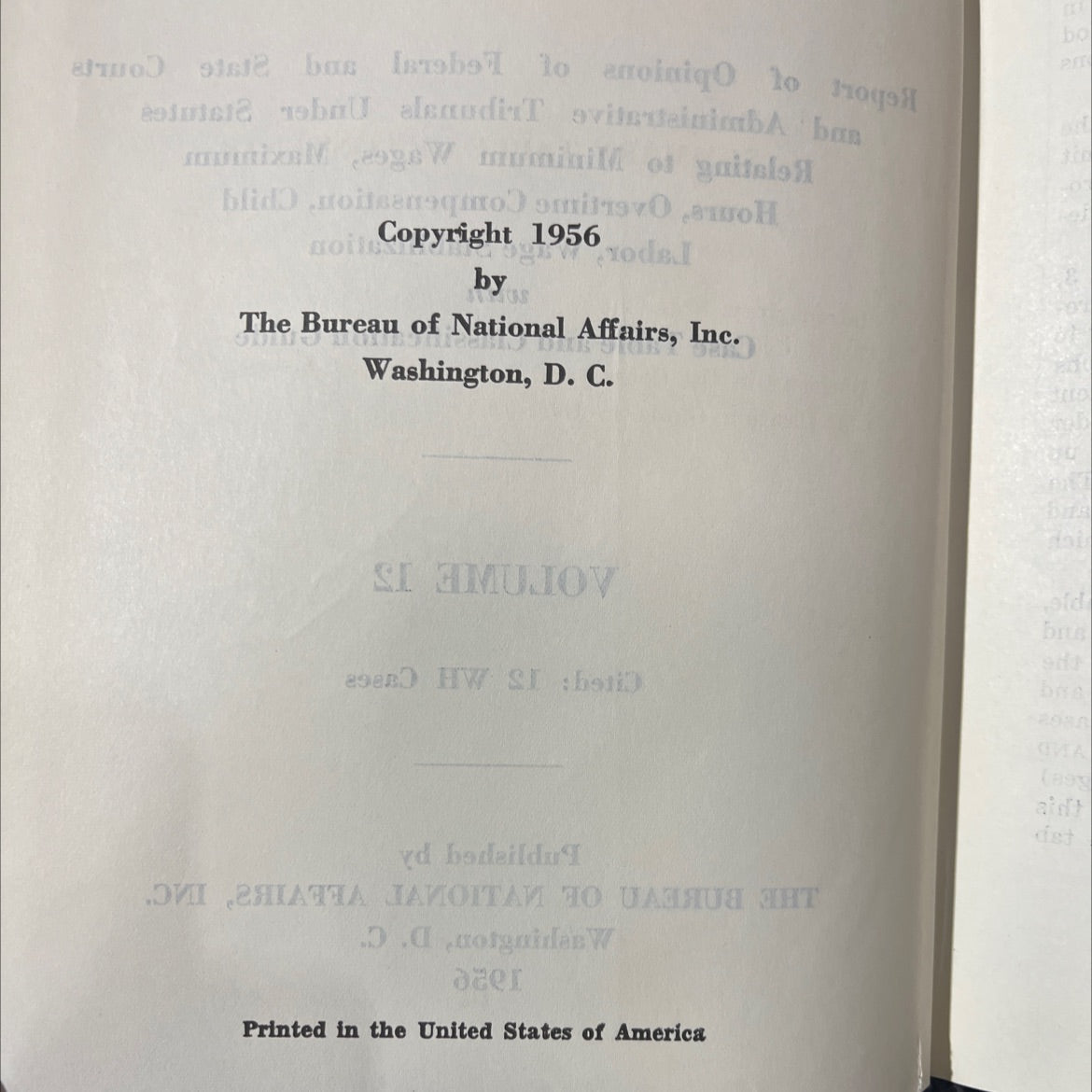 wage and hour cases courts report of opinions of federal and state and administrative tribunals under statutes relating image 3