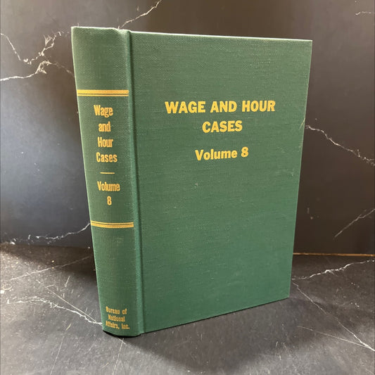 wage and hour cases report of opinions of federal and state courts and officers administering public contracts act image 1